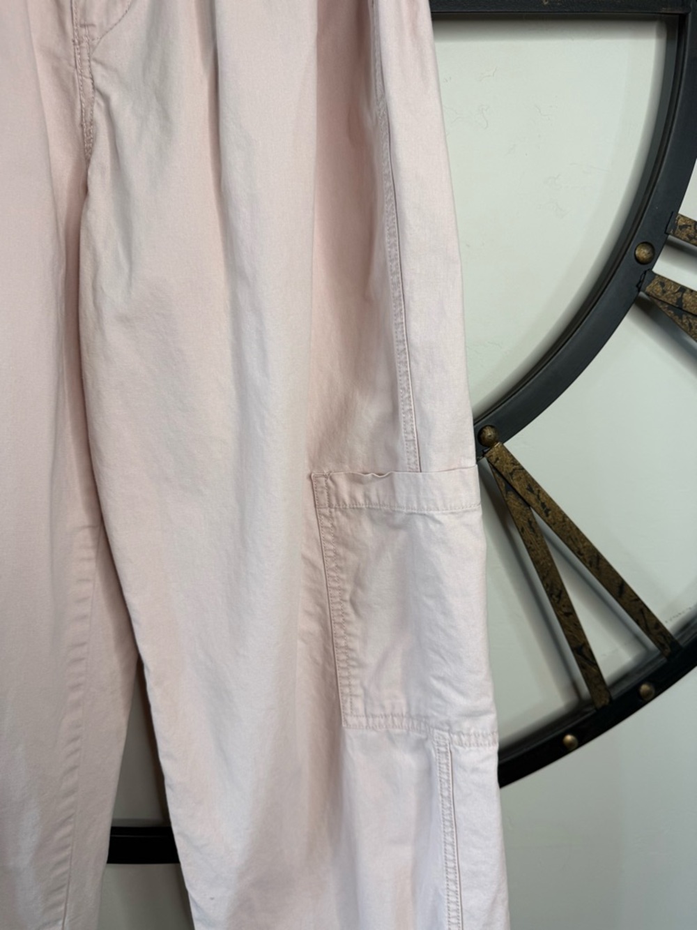 stradivarius Pale Pink Wide Leg Cargo Pants - Picture 2 of 6